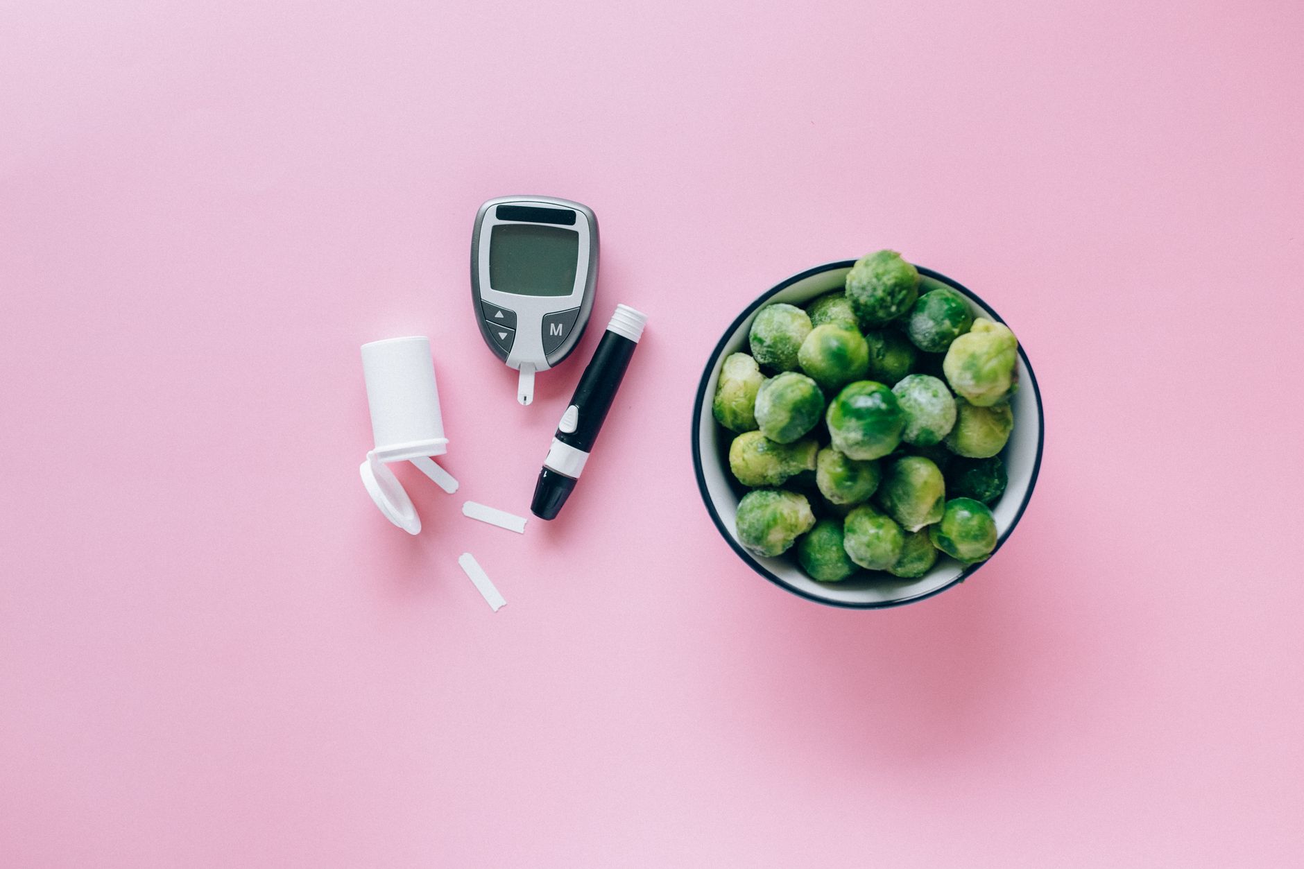 A patient having a routine checkup to discuss type 1 vs type 2 diabetes.